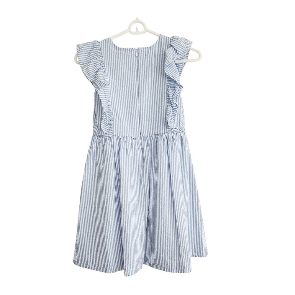10 Crewcuts seersucker lined dress - Picture 2 of 6
